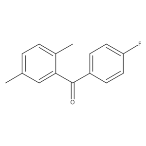 (2,5-Dimethyl-phenyl)-(4-fluoro-phenyl)-methanone Structure