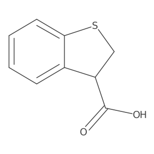(R)-2,3-Dihydrobenzo[b]thiophene-3-carboxylic acid结构式