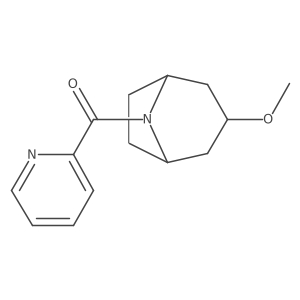 ((1R,5S)-3-methoxy-8-azabicyclo[3.2.1]octan-8-yl)(pyridin-2-yl)methanone Structure