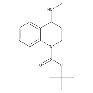 tert-butyl (4S)-4-(methylamino)-3,4-dihydro-2H-quinoline-1-carboxylate结构式