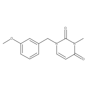 1-[(3-Methoxyphenyl)methyl]-3-methyl-1,2,3,4-tetrahydropyrimidine-2,4-dione结构式