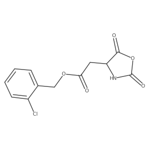4-Oxazolidineacetic acid, 2,5-dioxo-, o-chlorobenzyl ester, L-结构式