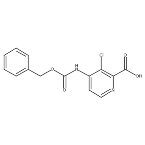 4-{[(Benzyloxy)carbonyl]amino}-3-chloropyridine-2-carboxylic acid Structure