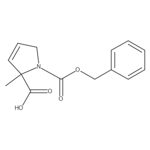1-[(benzyloxy)carbonyl]-2-methyl-2,5-dihydro-1H-pyrrole-2-carboxylic acid Structure