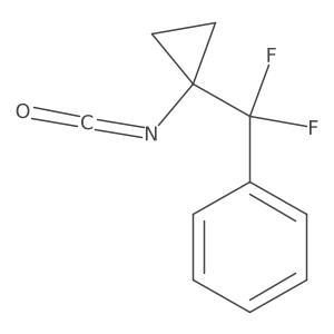 [Difluoro(1-isocyanatocyclopropyl)methyl]benzene Structure