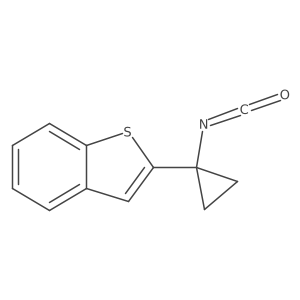 2-(1-Isocyanatocyclopropyl)-1-benzothiophene结构式