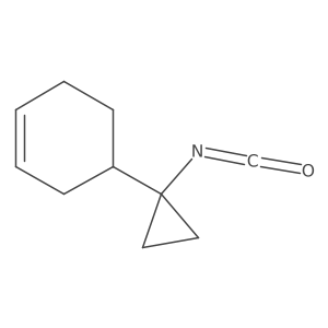 4-(1-Isocyanatocyclopropyl)cyclohex-1-ene结构式