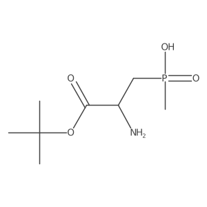[2-Amino-3-(tert-butoxy)-3-oxopropyl](methyl)phosphinic acid Structure