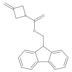(9H-fluoren-9-yl)methyl 3-methylideneazetidine-1-carboxylate结构式