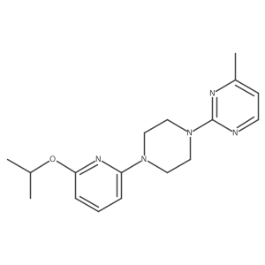 4-Methyl-2-{4-[6-(propan-2-yloxy)pyridin-2-yl]piperazin-1-yl}pyrimidine Structure