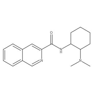 N-[(1S,2S)-2-(Dimethylamino)cyclohexyl]-3-isoquinolinecarboxamide结构式