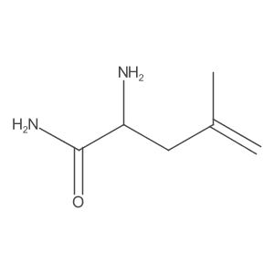 2-Amino-4-methylpent-4-enamide结构式