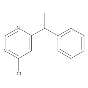 4-Chloro-6-(1-phenylethyl)pyrimidine结构式