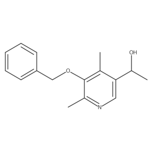 1-(4,6-Dimethyl-5-phenylmethoxypyridin-3-yl)ethanol结构式
