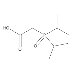 2-Di(propan-2-yl)phosphorylacetic acid结构式
