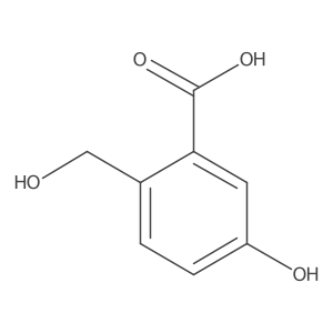 5-Hydroxy-2-(hydroxymethyl)benzoic acid Structure
