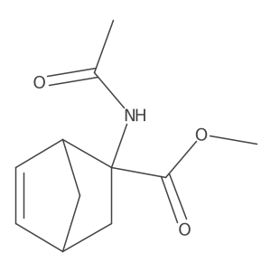 rac-methyl (1R,2R,4R)-2-acetamidobicyclo[2.2.1]hept-5-ene-2-carboxylate Structure
