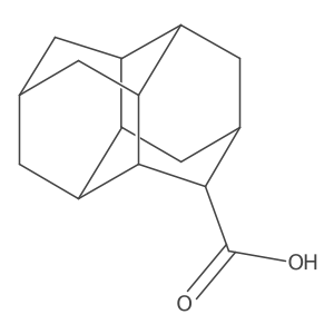 Pentacyclo[7.3.1.14,12.02,7.06,11]tetradecane-3-carboxylic acid结构式