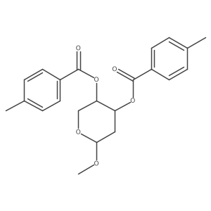 Methyl 2-Deoxy-D-erythro-pentopyranoside Bis(4-methylbenzoate)结构式
