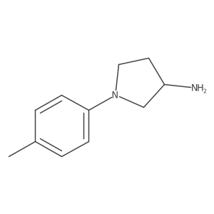 1-(4-Methylphenyl)pyrrolidin-3-amine Structure