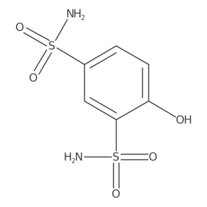 4-Hydroxybenzene-1,3-disulfonamide Structure