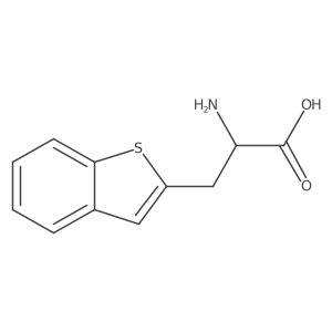 2-Amino-3-(1-benzothiophen-2-yl)propanoic acid Structure