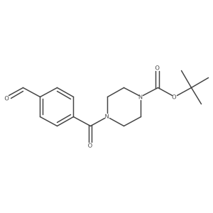 Tert-butyl 4-(4-formylbenzoyl)piperazine-1-carboxylate Structure
