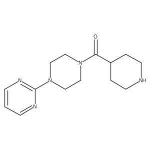 4-Piperidinyl[4-(2-pyrimidinyl)-1-piperazinyl]methanone Structure