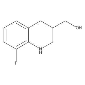 (8-Fluoro-1,2,3,4-tetrahydroquinolin-3-yl)methanol结构式
