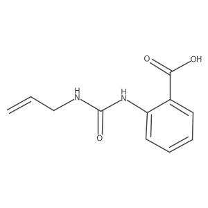 2-[[(2-Propen-1-ylamino)carbonyl]amino]benzoic acid Structure