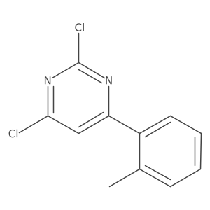 2,4-Dichloro-6-(2-tolyl)pyrimidine结构式