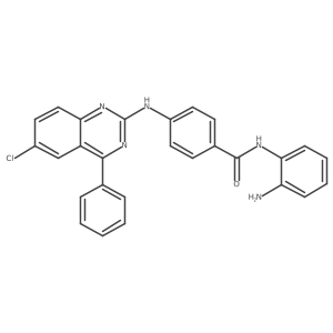 n-(2-Aminophenyl)-4-[(6-chloro-4-phenylquinazolin-2-yl)amino]benzamide Structure