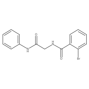 2-Bromo-N-[2-oxo-2-(phenylamino)ethyl]benzamide结构式