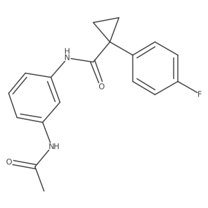 N-(3-acetamidophenyl)-1-(4-fluorophenyl)cyclopropanecarboxamide Structure