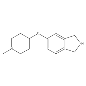 5-(1-methylpiperidin-4-yl)oxy-2,3-dihydro-1H-isoindole结构式