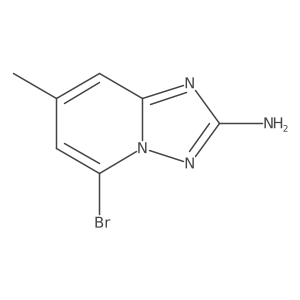 5-Bromo-7-methyl-[1,2,4]triazolo[1,5-a]pyridin-2-amine Structure