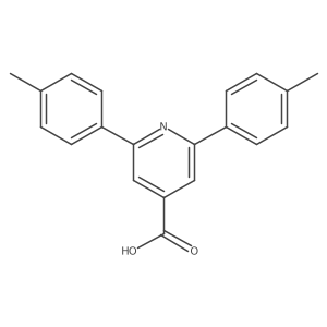 2,6-Dip-tolylpyridine-4-carboxylic acid Structure