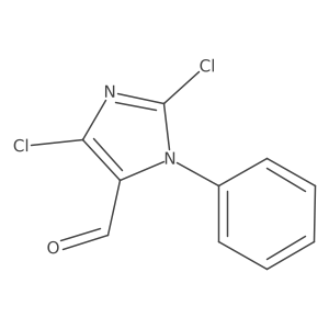 2,4-dichloro-1-phenyl-1H-imidazole-5-carbaldehyde Structure