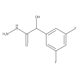 3,5-Difluorophenylhydroxyacetohydrazide Structure