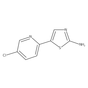 5-(5-Chloro-2-pyridinyl)-2-thiazolamine Structure