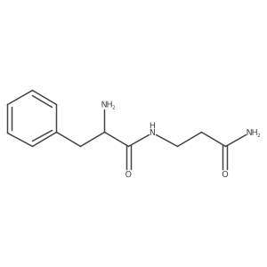 2-amino-N-(2-carbamoylethyl)-3-phenylpropanamide Structure