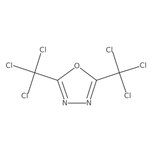 2,5-Bis(trichloromethyl)-1,3,4-oxadiazole结构式