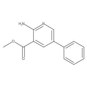 Methyl 2-amino-5-phenyl-3-pyridinecarboxylate Structure