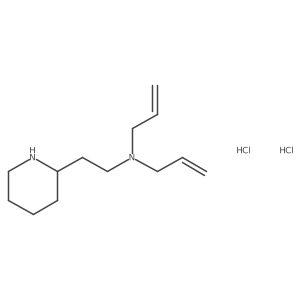 N-Allyl-N-[2-(2-piperidinyl)ethyl]-2-propen-1-amine dihydrochloride Structure