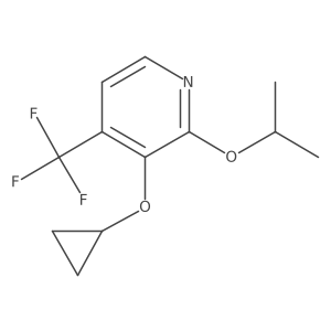 3-Cyclopropoxy-2-isopropoxy-4-(trifluoromethyl)pyridine Structure