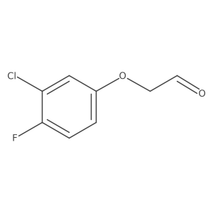 Acetaldehyde, 2-(3-chloro-4-fluorophenoxy)-结构式