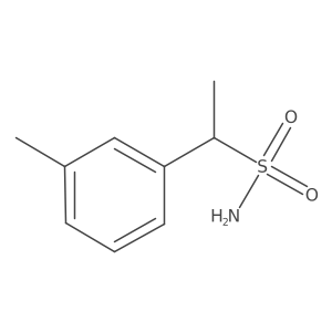1-(3-Methylphenyl)ethane-1-sulfonamide结构式