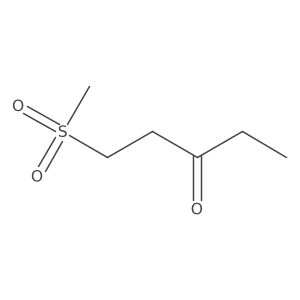 1-(Methylsulfonyl)pentan-3-one结构式