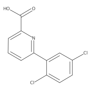 6-(2,5-Dichlorophenyl)picolinic acid Structure