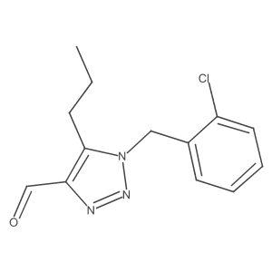 1-[(2-chlorophenyl)methyl]-5-propyl-1H-1,2,3-triazole-4-carbaldehyde Structure